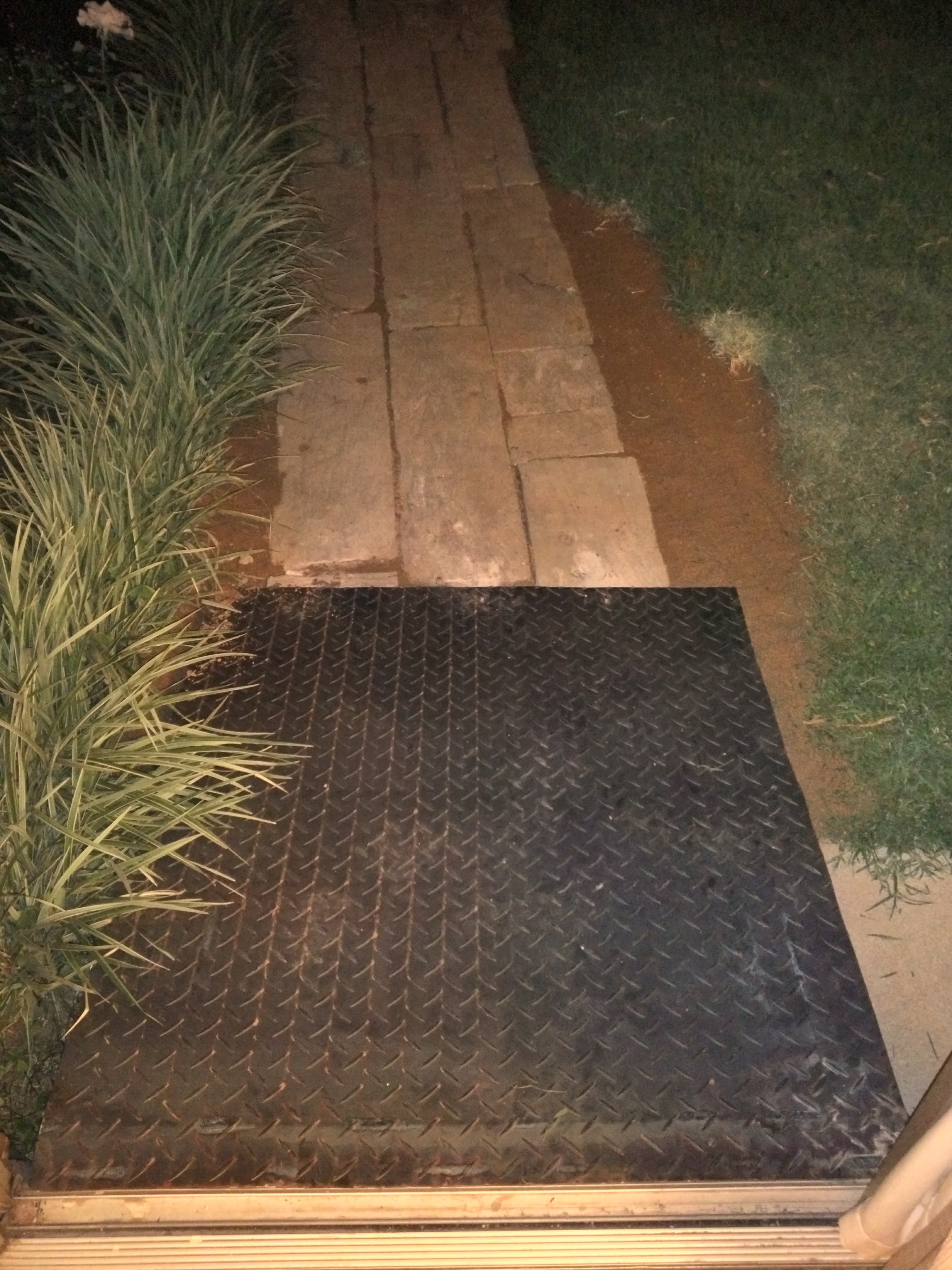 Steel ramp installation